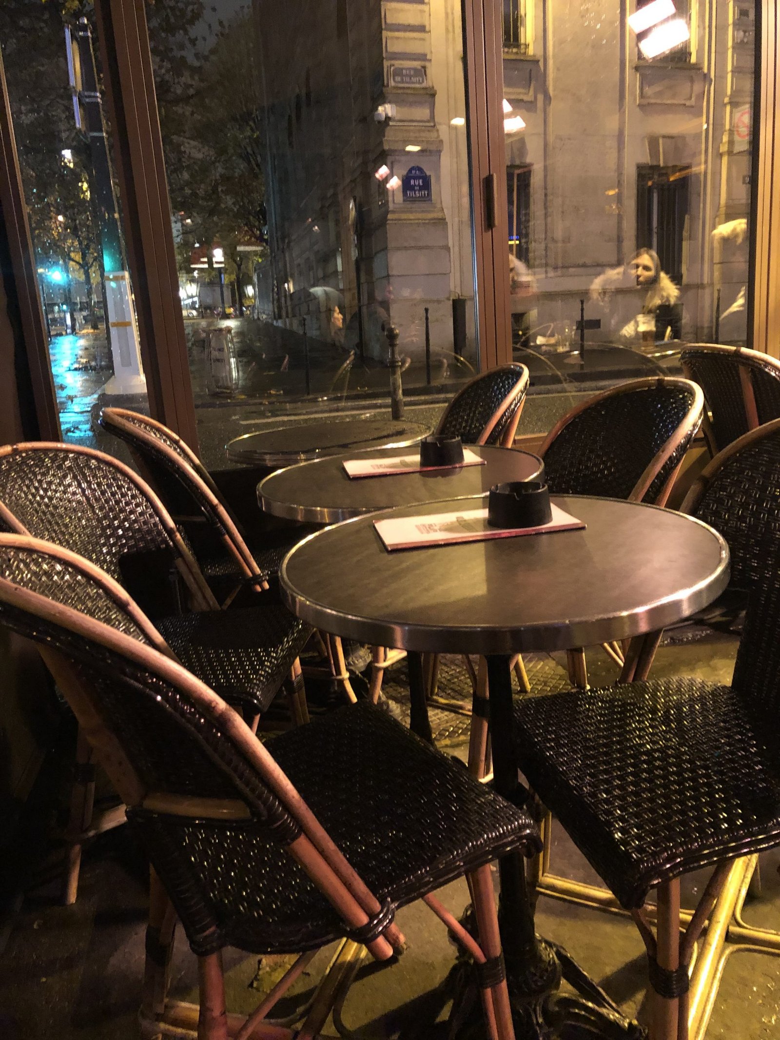 Tables being close to each other