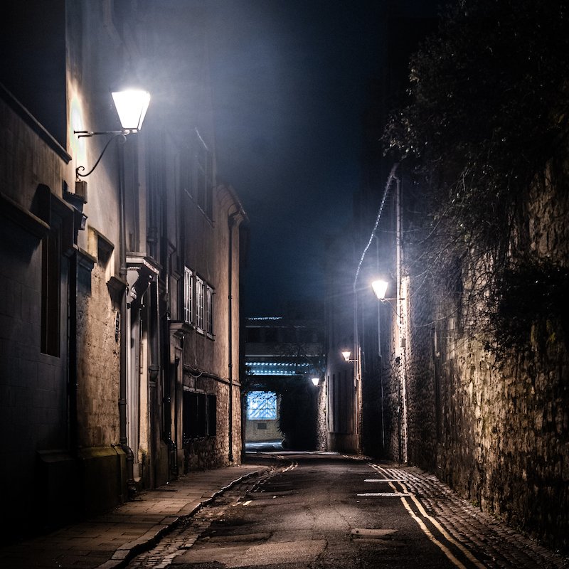 Oxford at Christmas Eve